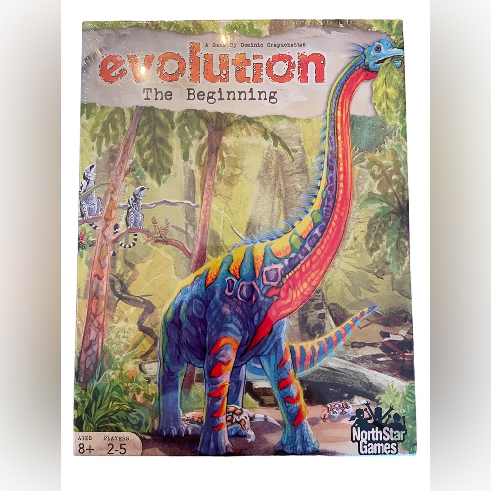 Evolution The Beginning Game -Dominic Crapuchettes North Star Games Dinosaur NEW